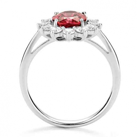 Bague Rubelite et Diamants