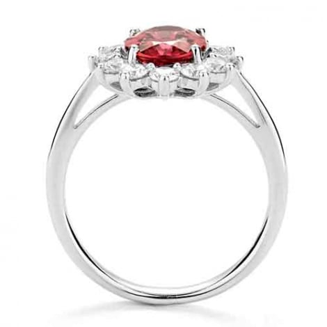 Bague Rubelite et Diamants