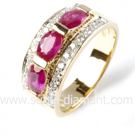 Bague rubis
