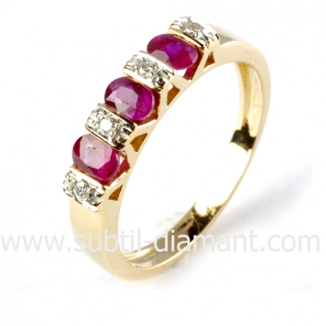 Bague rubis