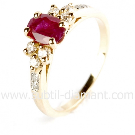Bague Rubis