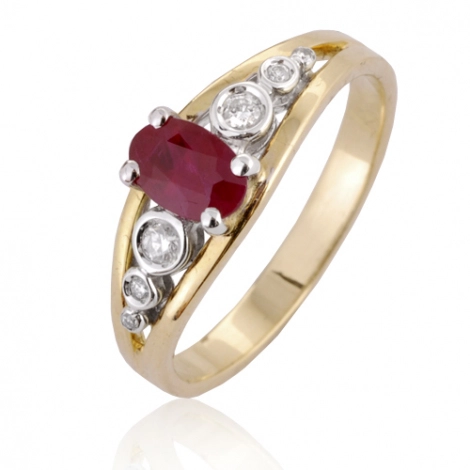 Bague rubis