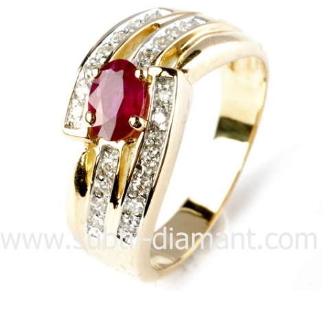 Bague rubis