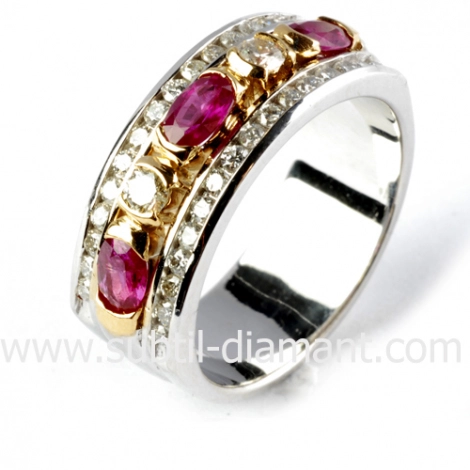 Bague rubis