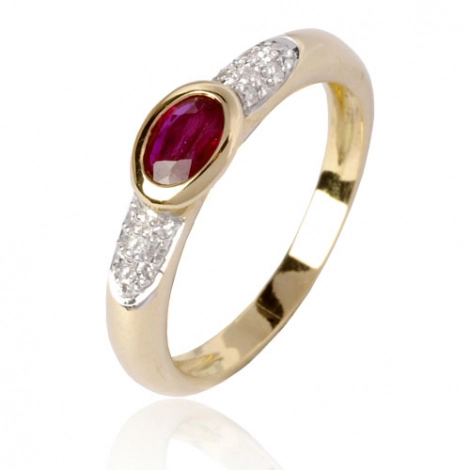 Bague rubis