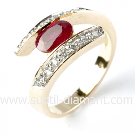 Bague rubis