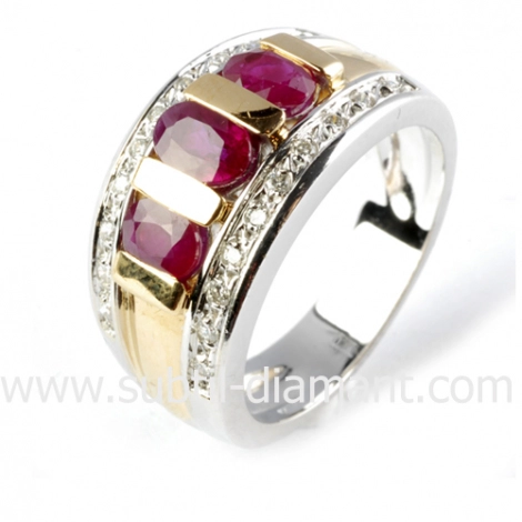 Bague rubis