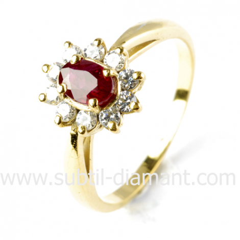 Bague rubis