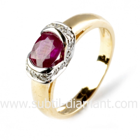 Bague rubis