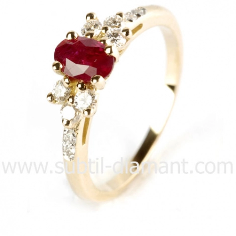 Bague Rubis