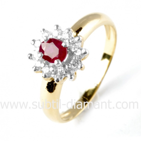Bague rubis