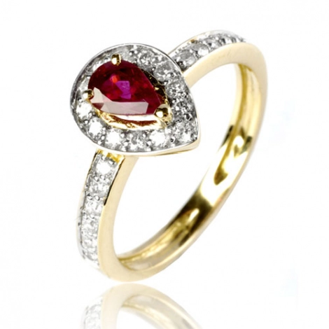 Bague rubis