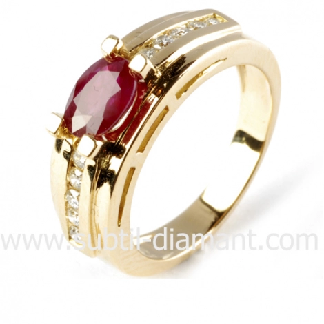 Bague rubis