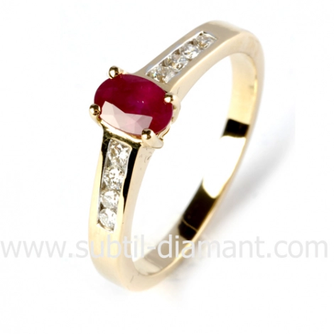 Bague rubis