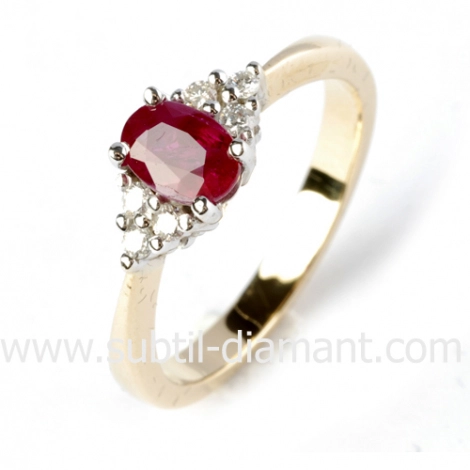 Bague rubis