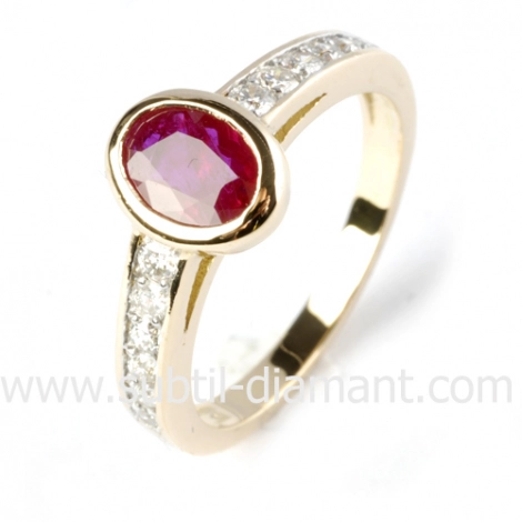 Bague rubis