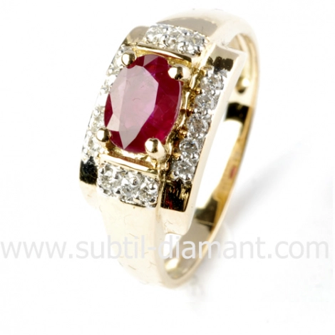 Bague rubis