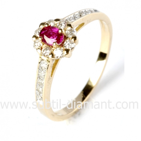 Bague rubis