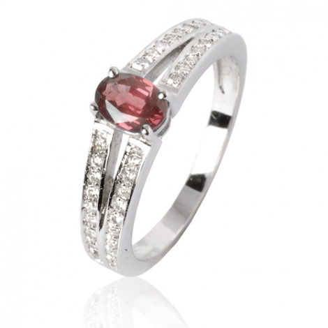 Bague rubis  combiner