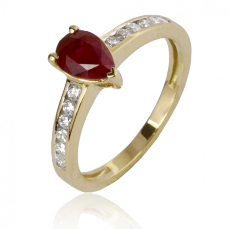 Bague rubis