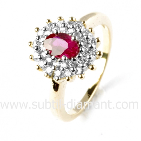 Bague rubis