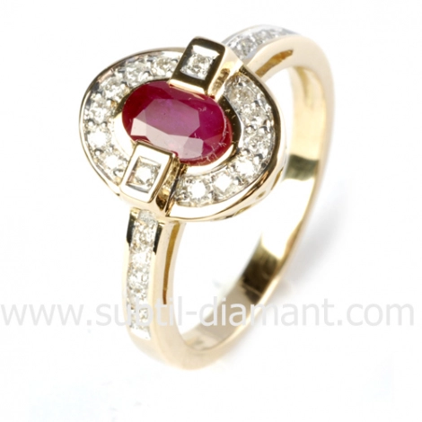 Bague rubis