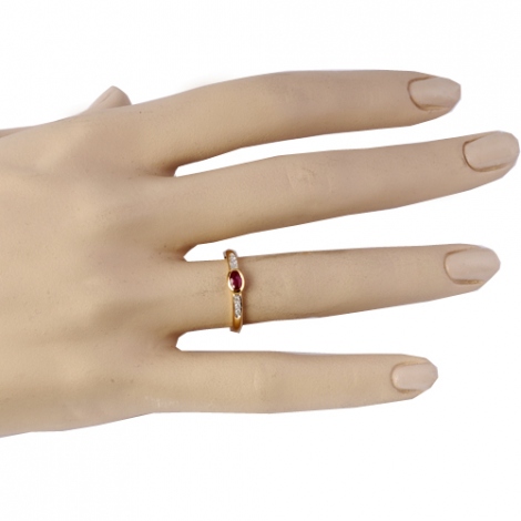 Bague rubis