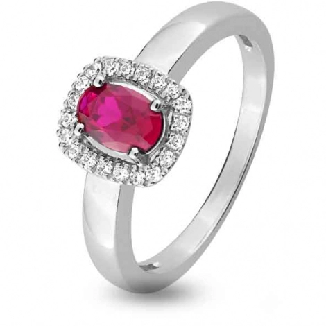 Bague Rubis et diamants