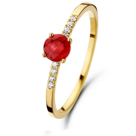 Bague Rubis et Diamants