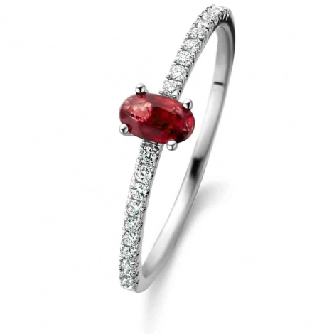 Bague Rubis et Diamants