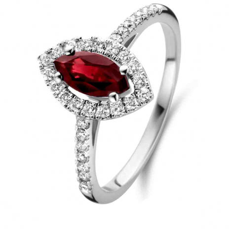 Bague Rubis et Diamants