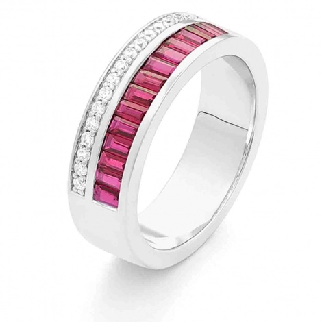 Bague Rubis et Diamants