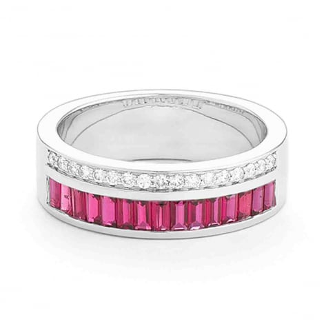 Bague Rubis et Diamants