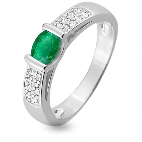 Bague Rubis et Diamants