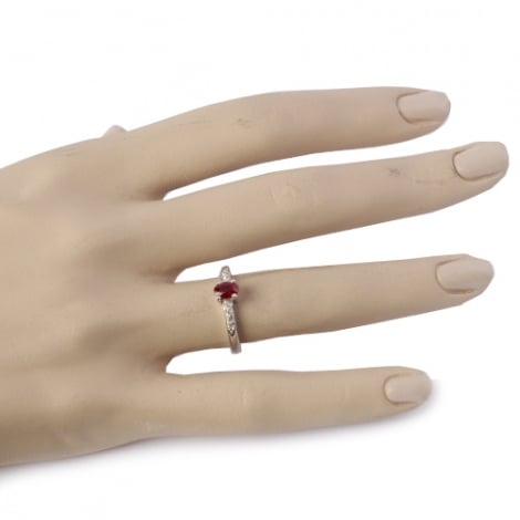 Bague rubis et Diamants
