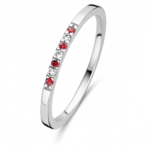 Bague Rubis et Diamants