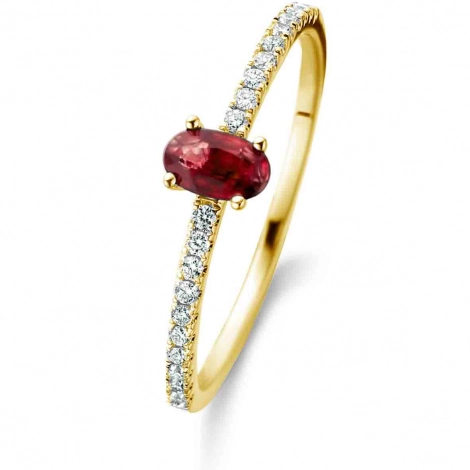 Bague Rubis et Diamants