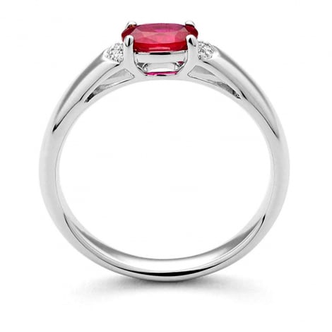 Bague Rubis et diamants
