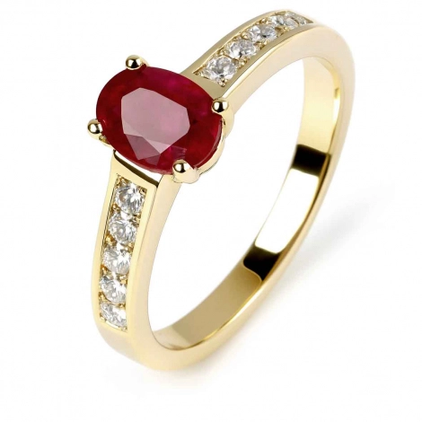 Bague rubis
