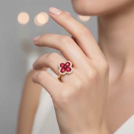 Bague Rubis