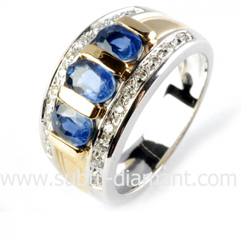 Bague saphir
