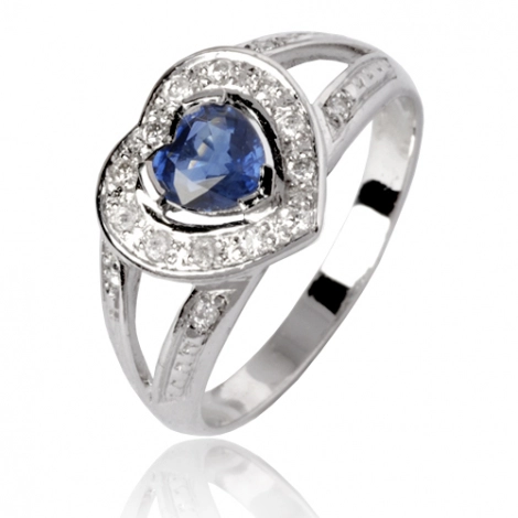 Bague saphir