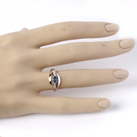 Bague saphir