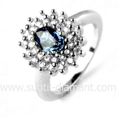 Bague saphir