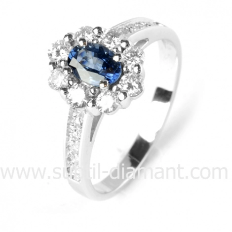 Bague saphir