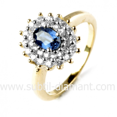 Bague saphir
