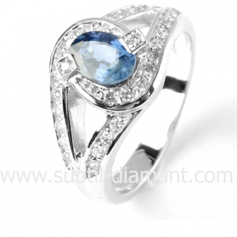 Bague saphir