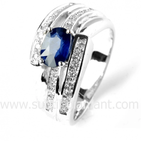 Bague saphir