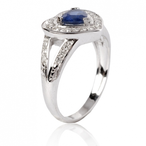 Bague saphir