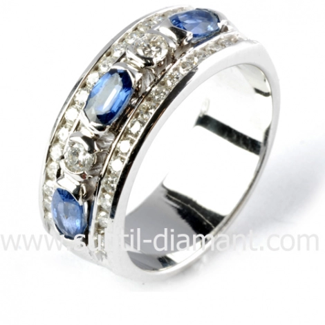 Bague saphir